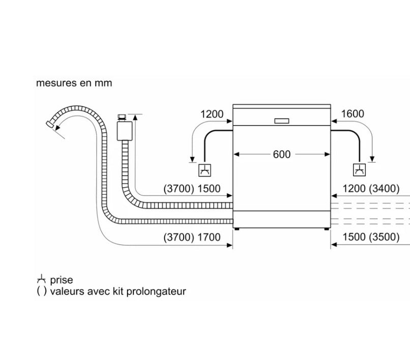 LAVE VAISSELLE BOSCH SMV26AX01F