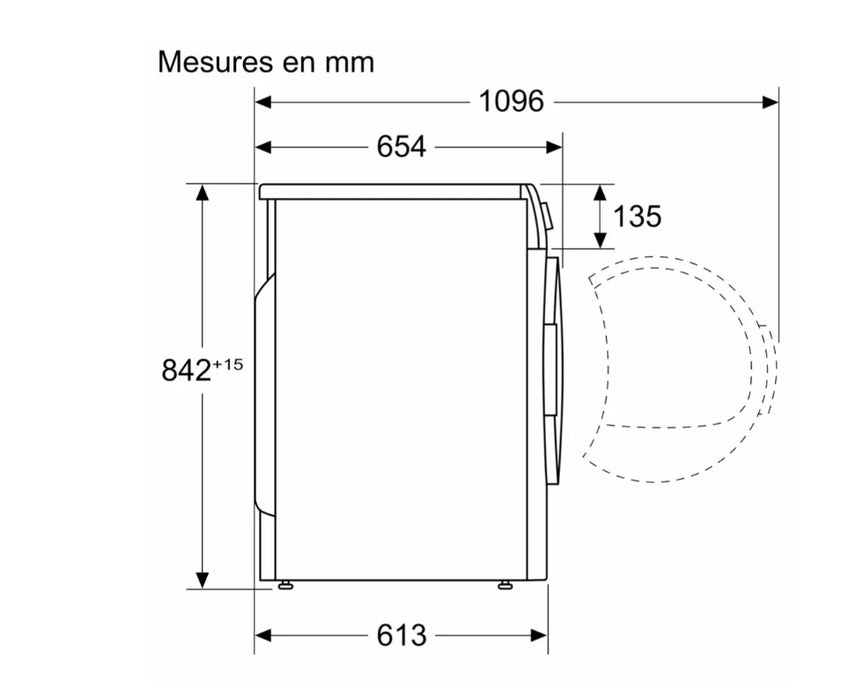 SECHE LINGE POMPE A CHALEUR BOSCH WTH8300MFR