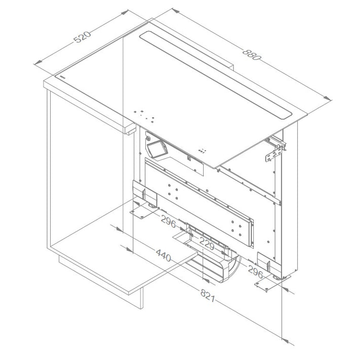 TABLE DE CUISSON INDUCTION ASPIRANTE NOVY PANORAMA