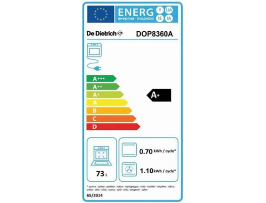 FOUR ENCASTRABLE PYROLYSE DE DIETRICH DOP8360A