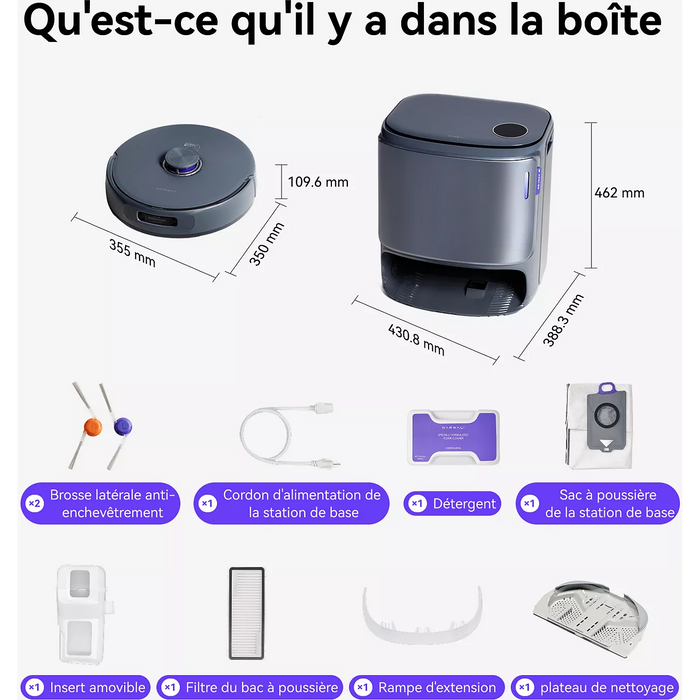 ASPIRATEUR LAVEUR FREO Z10 ULTRA GREY NARWAL