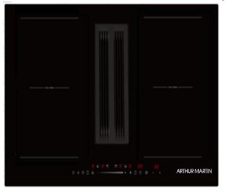 TABLE DE CUISSON INDUCTION ASPIRANTE ARTHUR MARTIN AMPIC1DA6070N