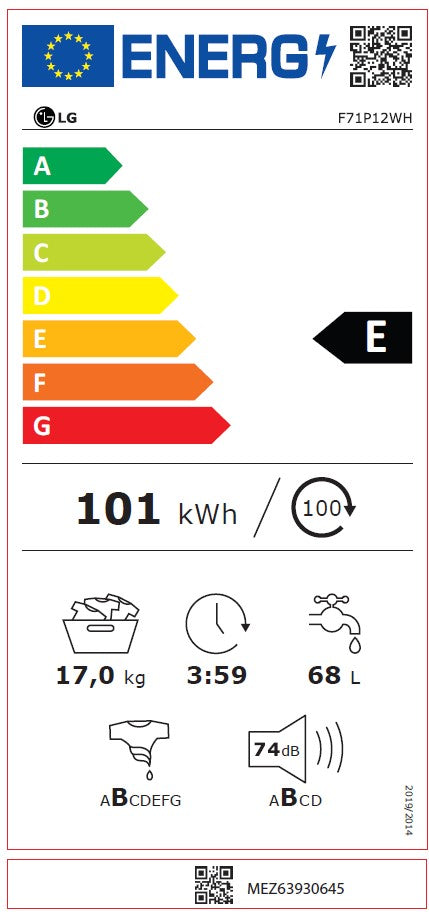 LAVE LINGE LG F71P12WHS