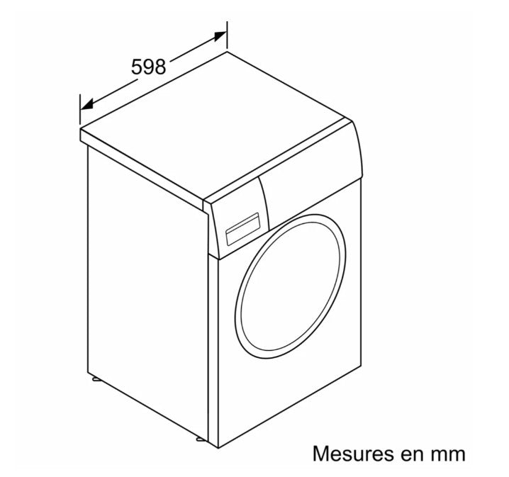 LAVE LINGE FRONT BOSCH WGE03207FR