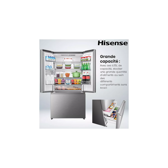 REFRIGERATEUR MULTI PORTES RF815N4SWSE HISENSE